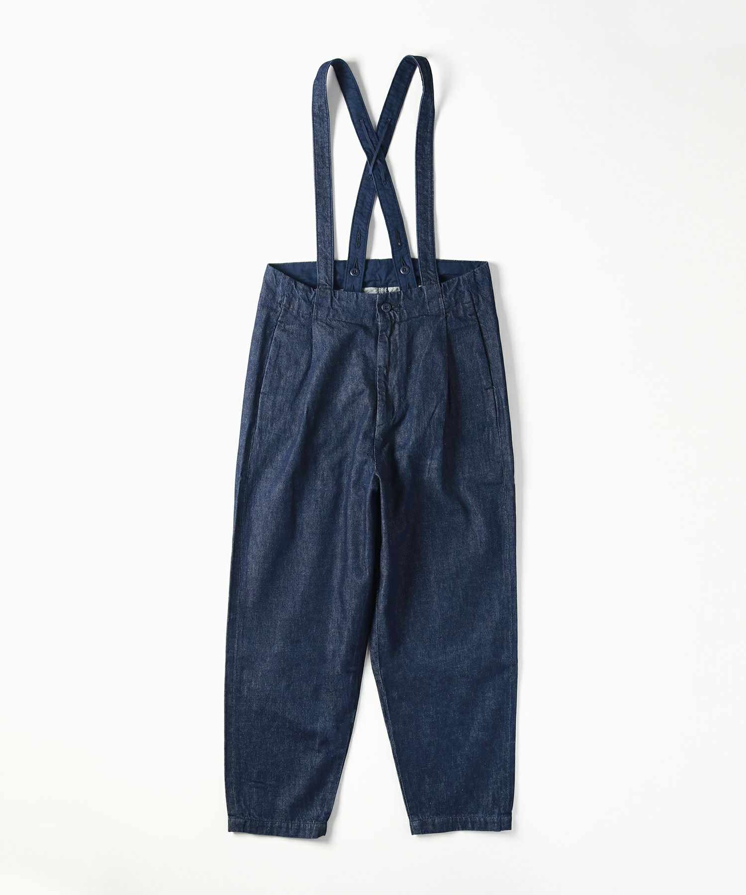 大人だからこそ履きたい デニムサスペンダーパンツ デニム研究所